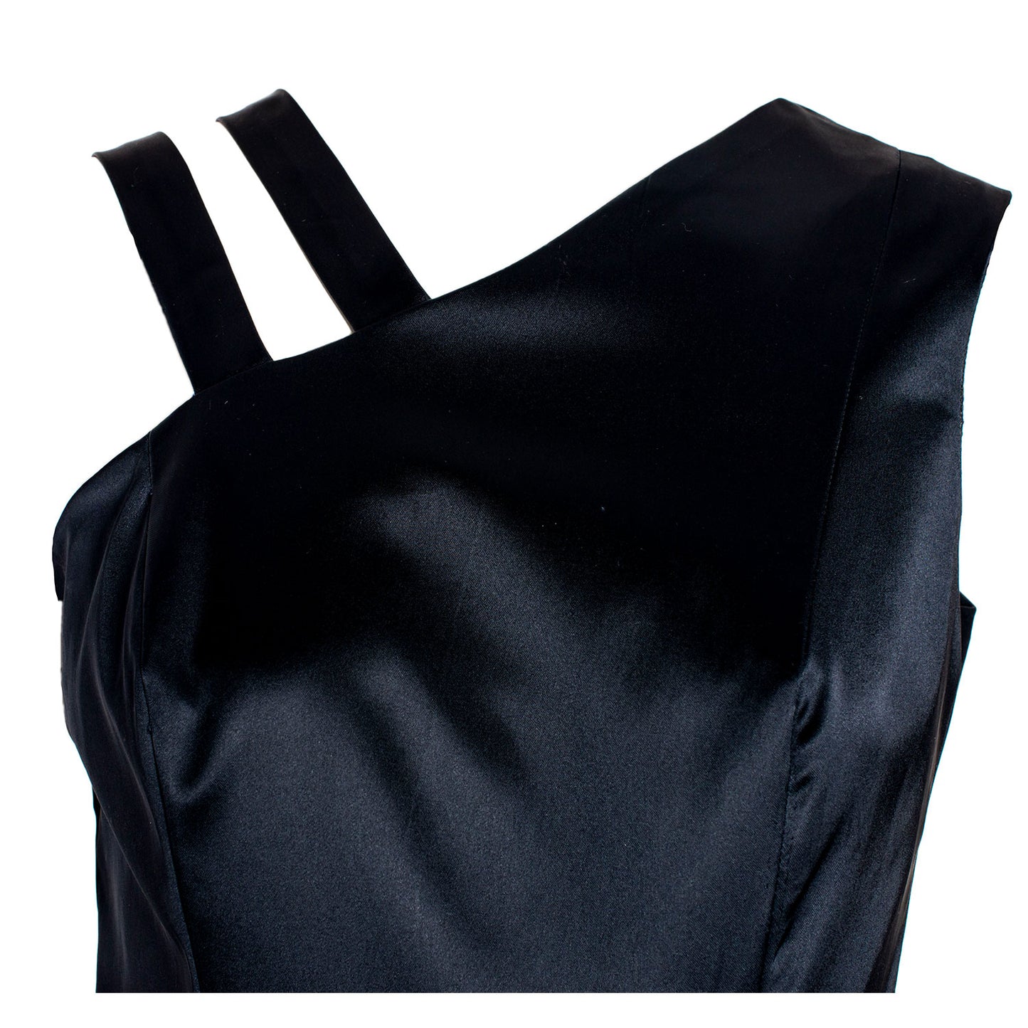 ONE SHOULDER DRESS COLOUR BLACK