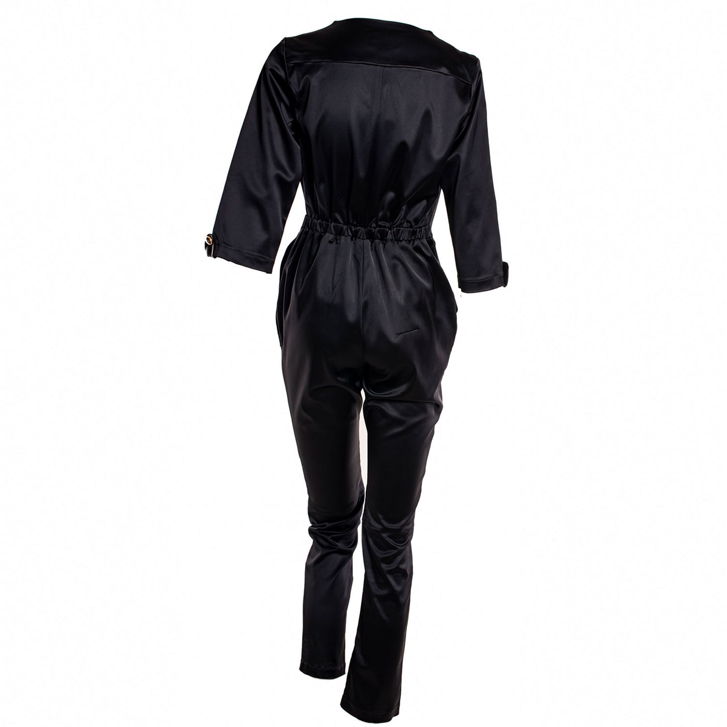 BLACK LONG JUMPSUIT