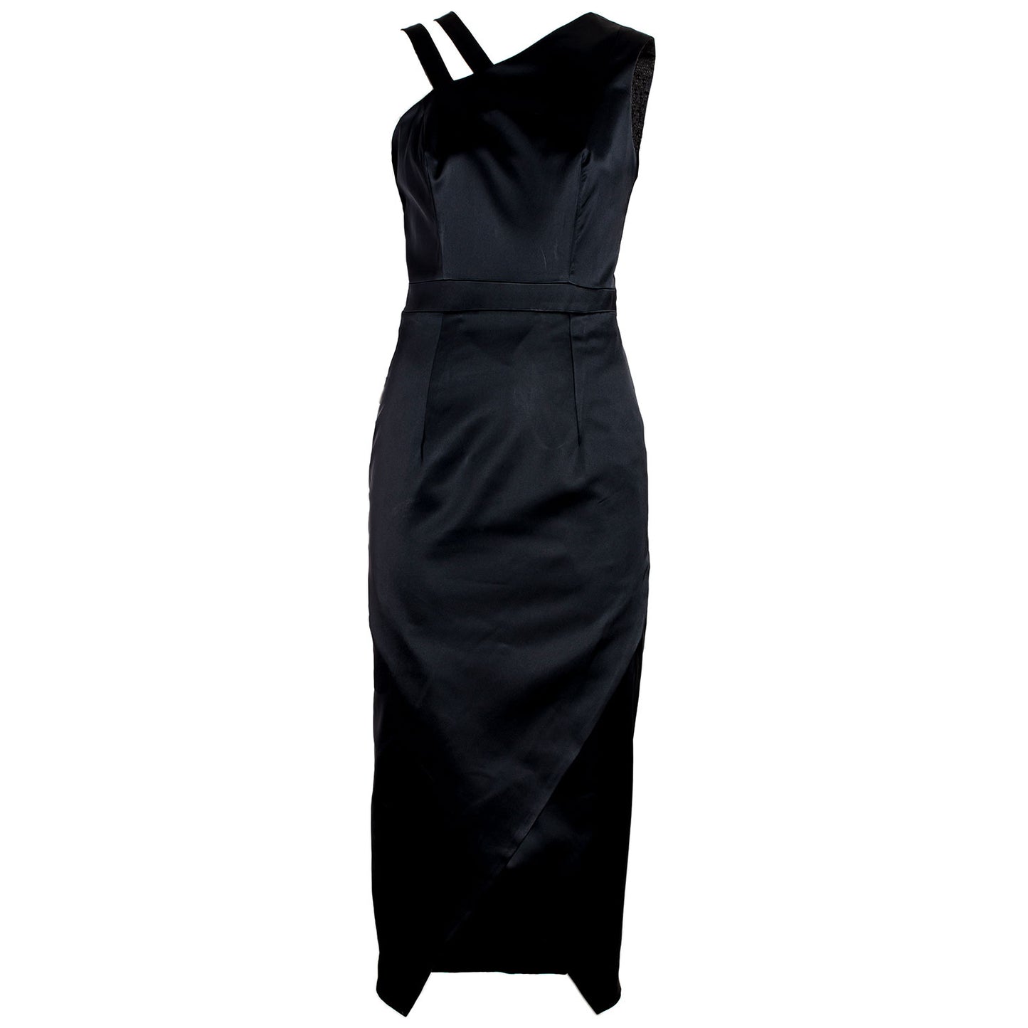 ONE SHOULDER DRESS COLOUR BLACK