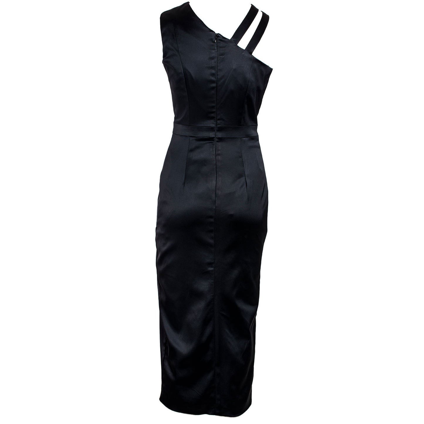 ONE SHOULDER DRESS COLOUR BLACK