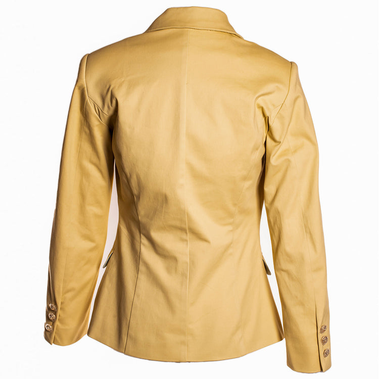 CREAM BLAZER WITH  WITHOUT LOGO