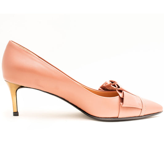 Ladies Kitten Heels, Color Dusty Pink