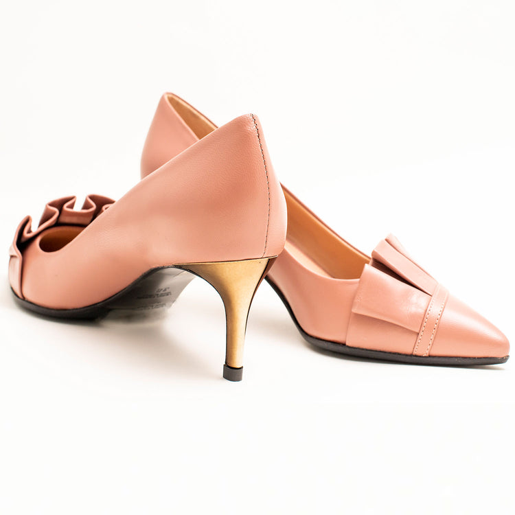 Ladies Kitten Heels, Color Dusty Pink