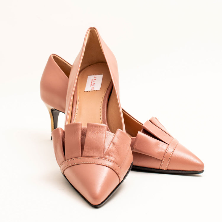 Ladies Kitten Heels, Color Dusty Pink