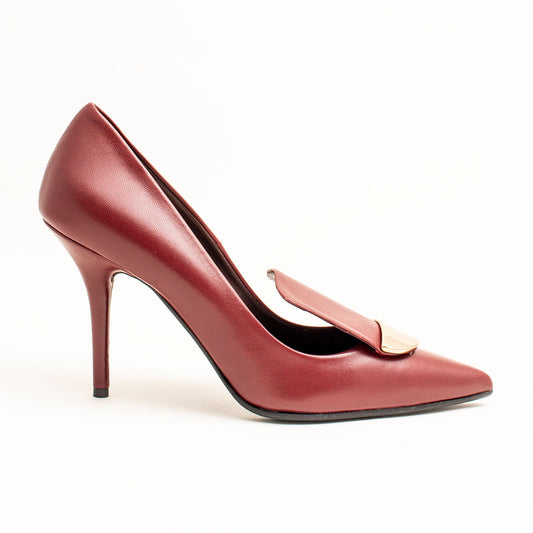 Stylish ladies Pumps, Color Burgundy