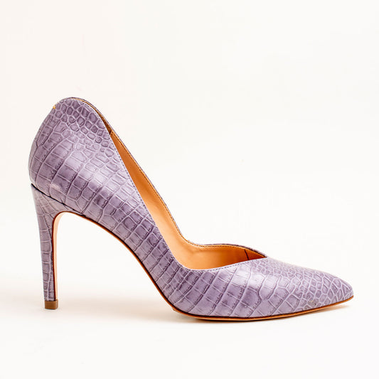 CROCO ROSA LADIES HEELS, COLOR LIGHT PURPLE